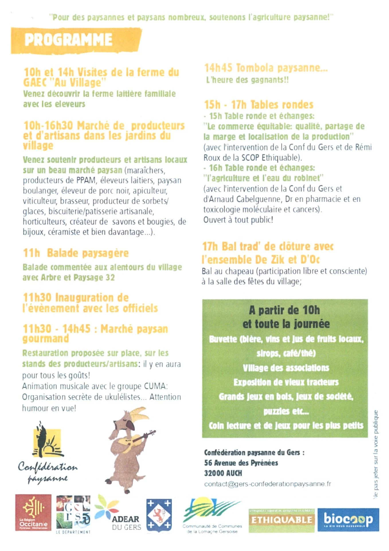 festi ferme programme